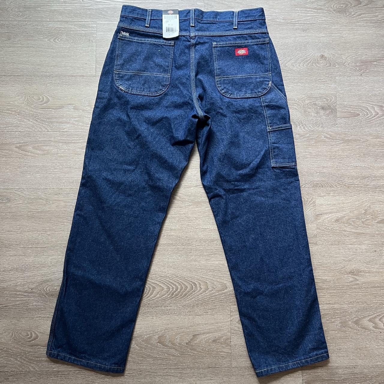 Brand New Dickies Carpenter Jeans Dark wash Size... - Depop