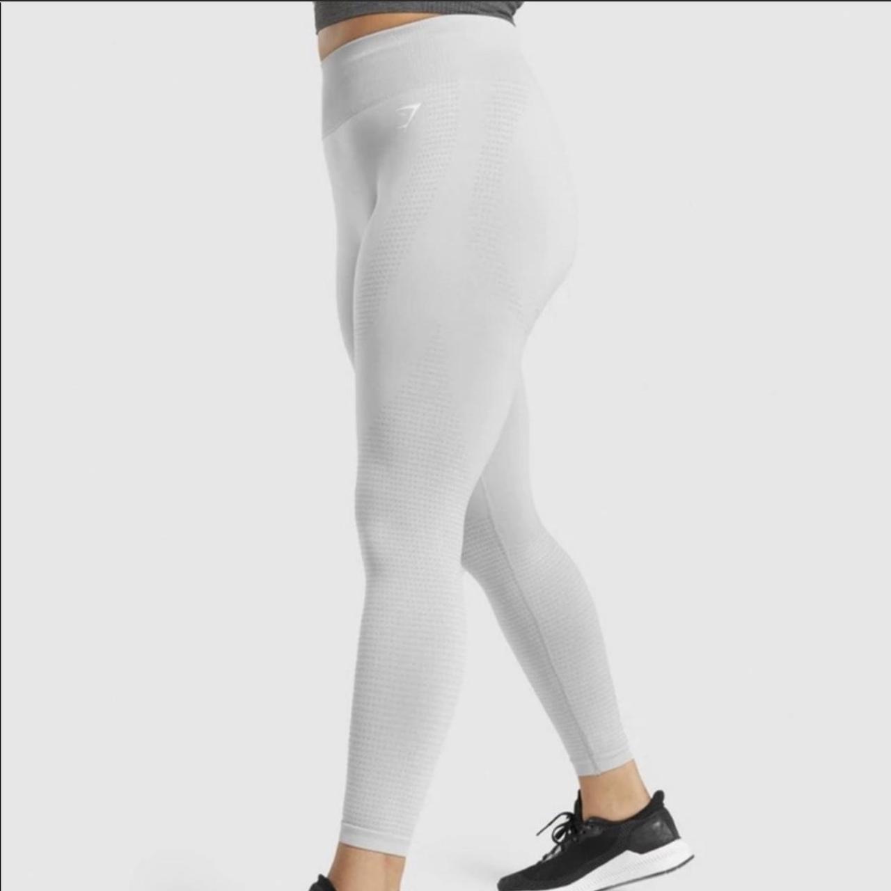 Women's Gymshark Vital Seamless Leggings Smoke Grey Marl Size M