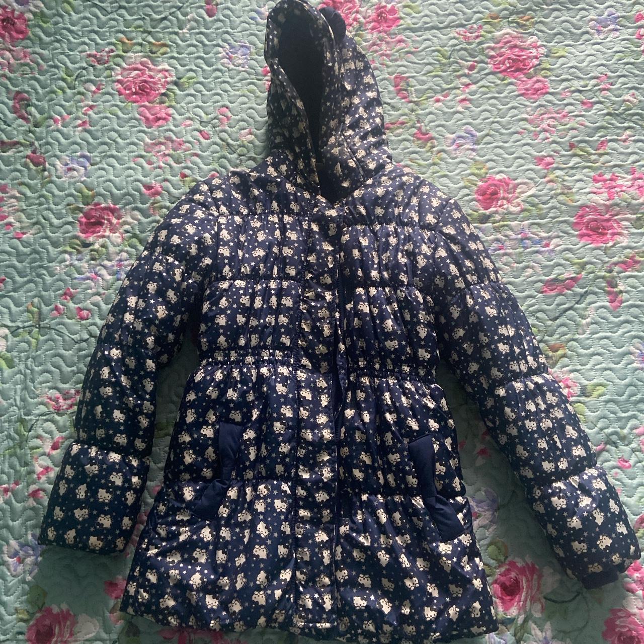 Hello Kitty Navy Coat | Depop