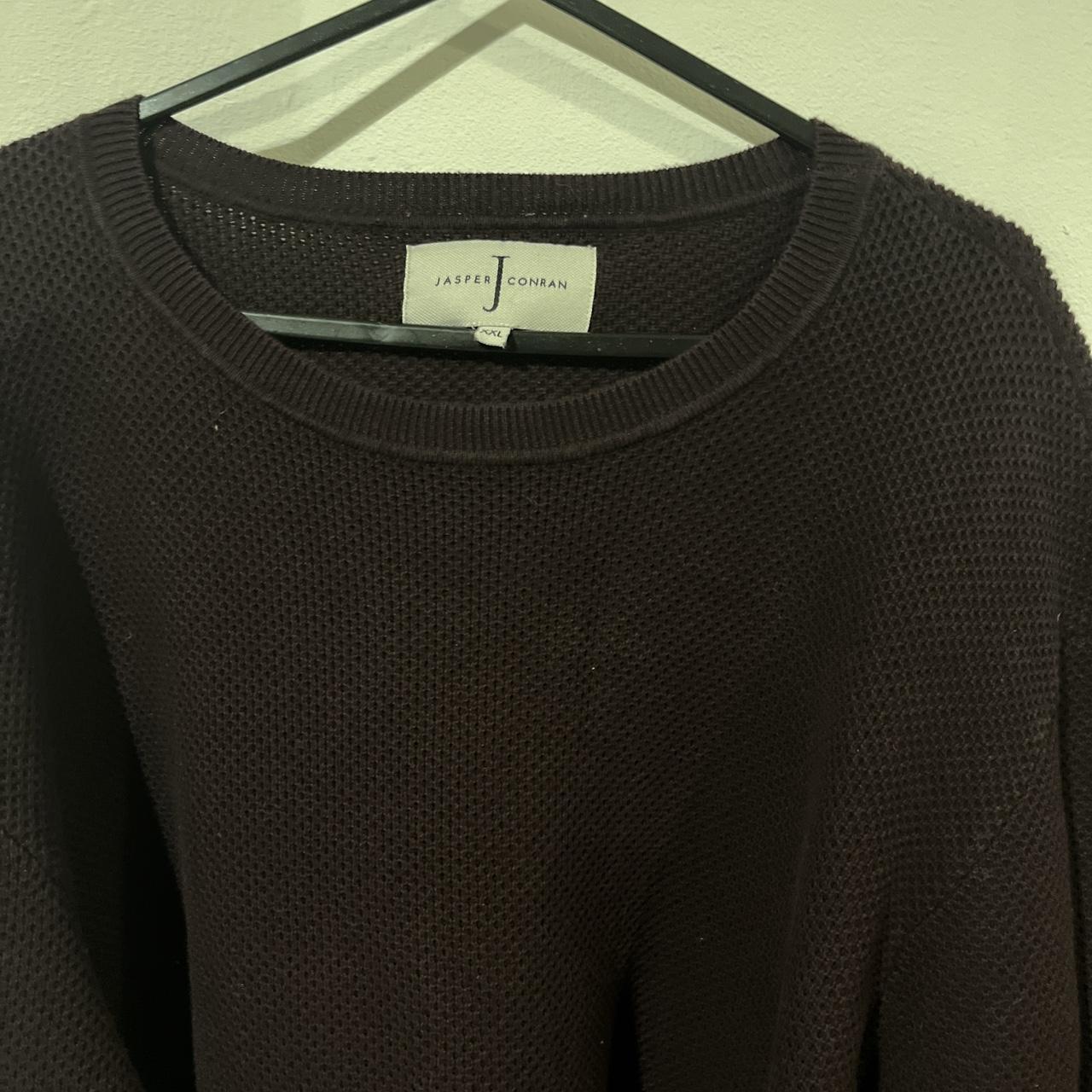 Mens Jasper Conran Jumper Sweater Pull Over Red... - Depop