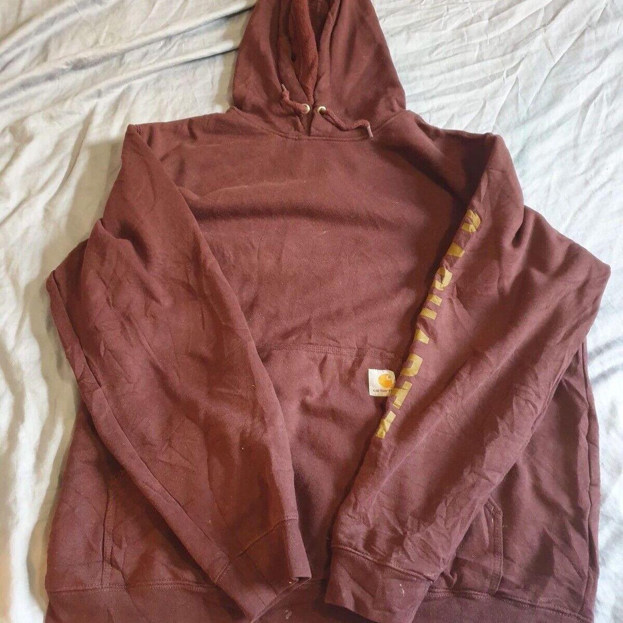 Mens red carhartt online hoodie