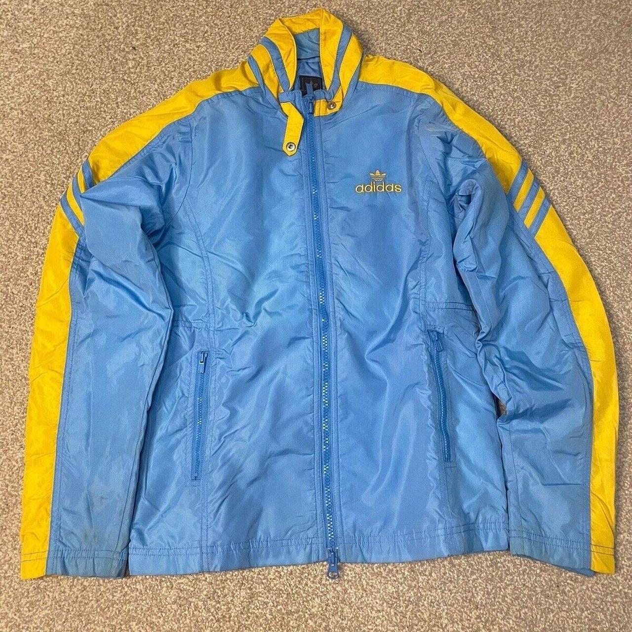 Blue and yellow cheap adidas tracksuit womens