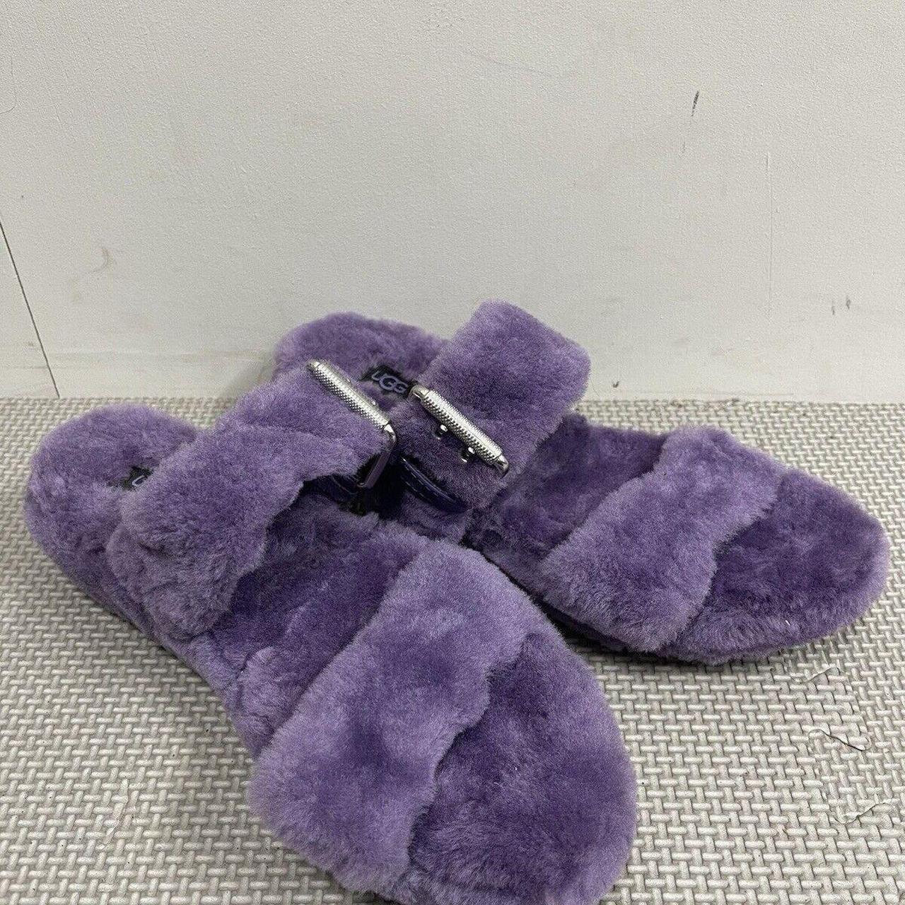 Purple fuzzy best sale ugg sandals