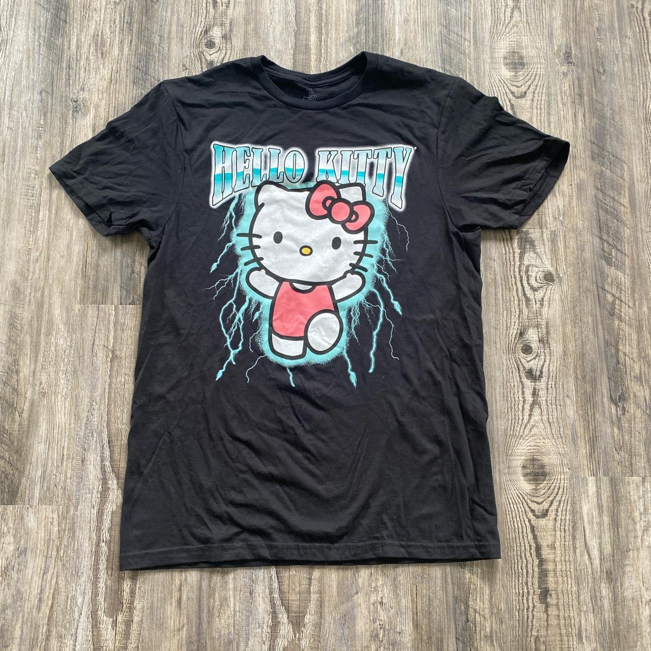 Punk Style Hello Kitty Printed T-Shirt