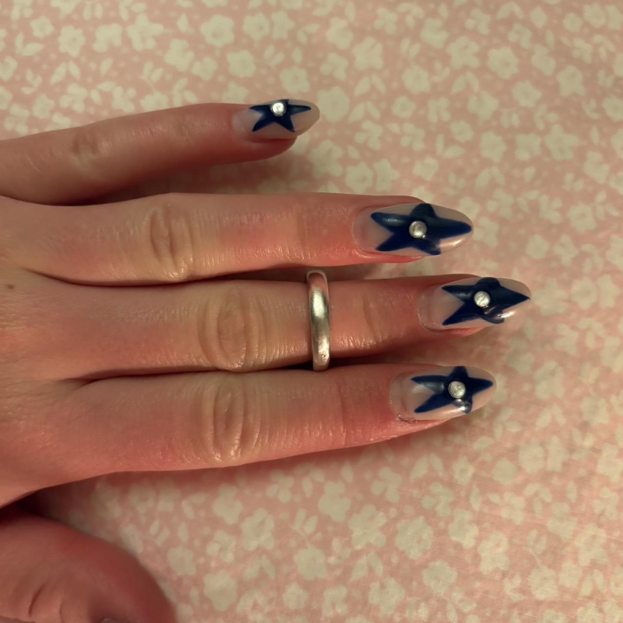 Women's Ring - Silver – Fork prong ring silver pl… - image 1