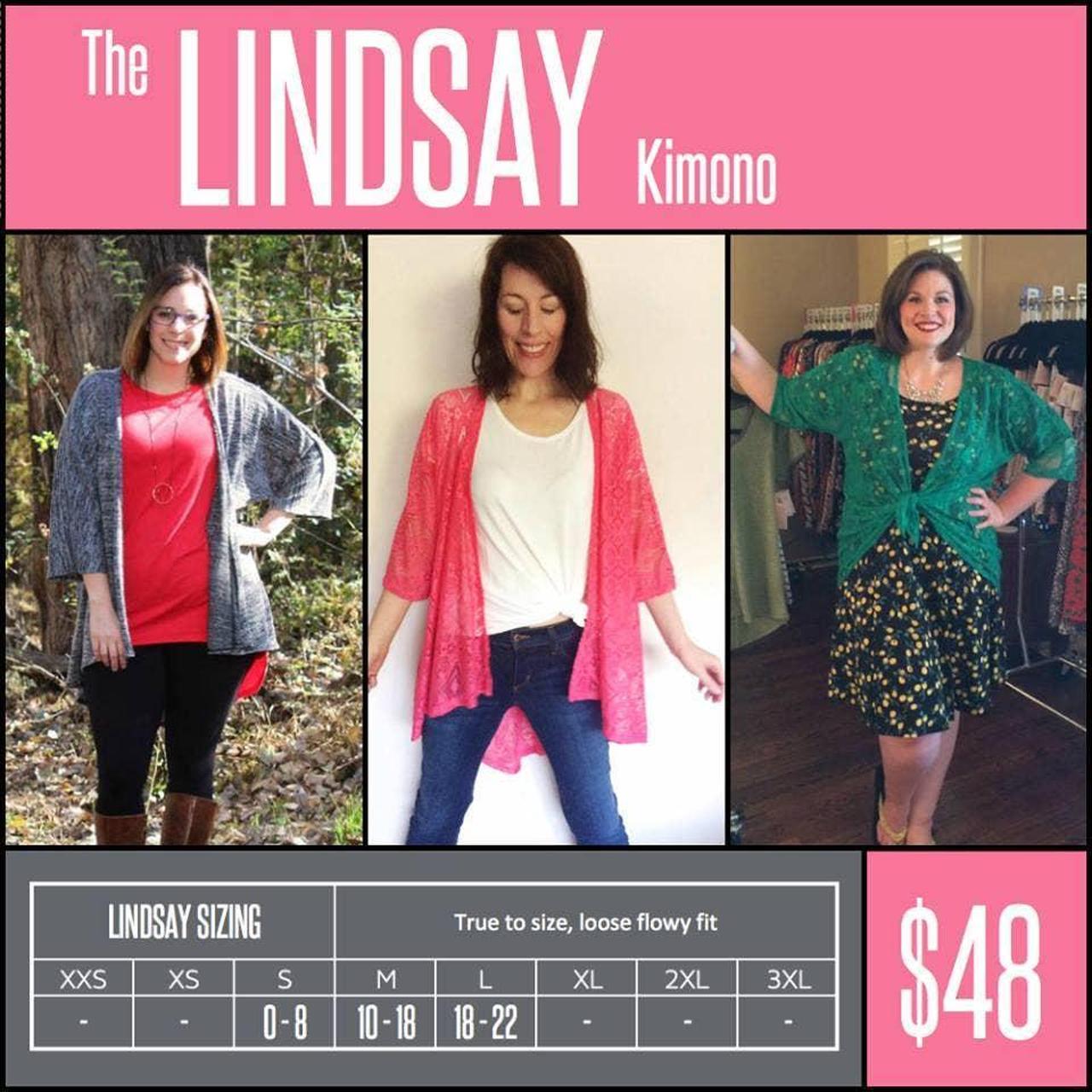 4 LuLaRoe Lindsay purchases Kimonos