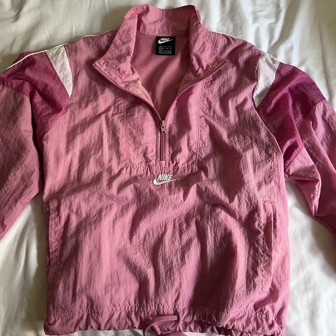 womens nike pink windbreaker
