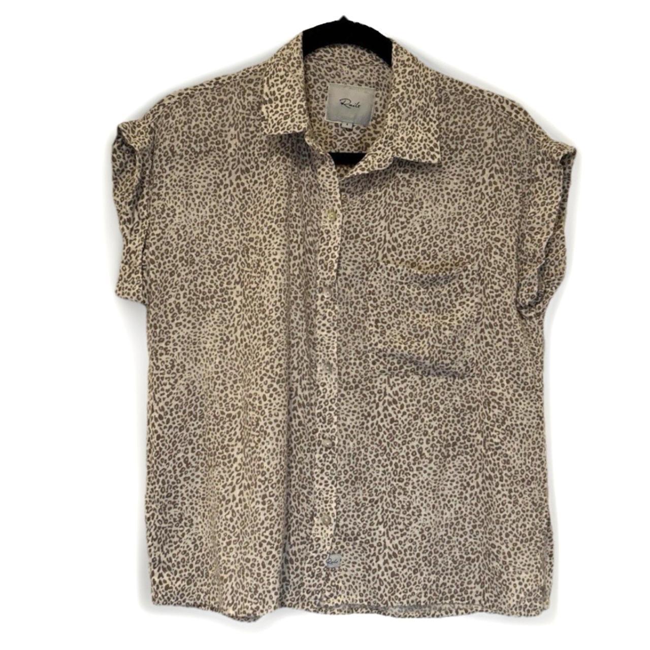 Rails Women's Blouse - Tan/Brown - S – RAILS Wome… - image 1