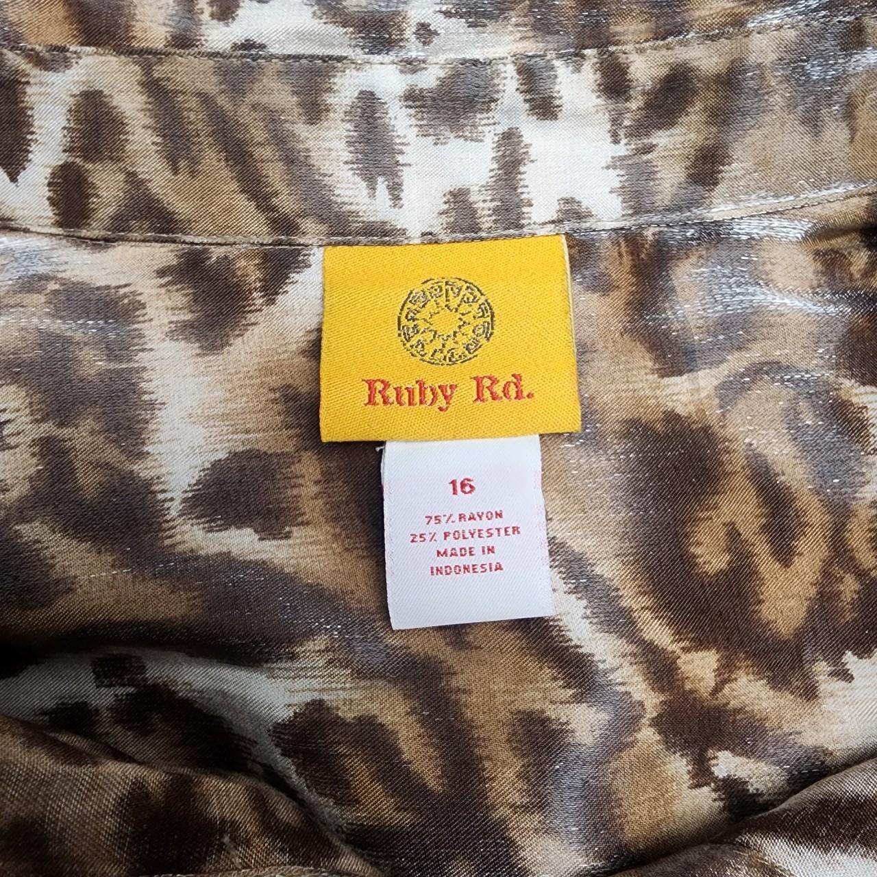 Ruby Rd. Women's Blouse - Brown/Multi - 16 – Ruby… - image 6