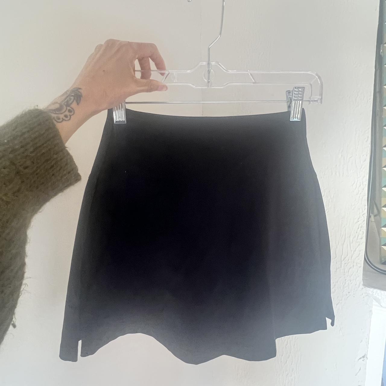 Girlfriend Collective black sport skort Super... Depop