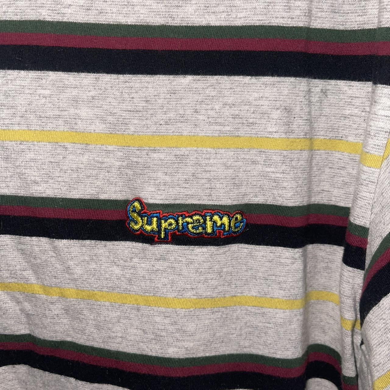 Supreme Shirt, -size L, -supreme heather stripe...