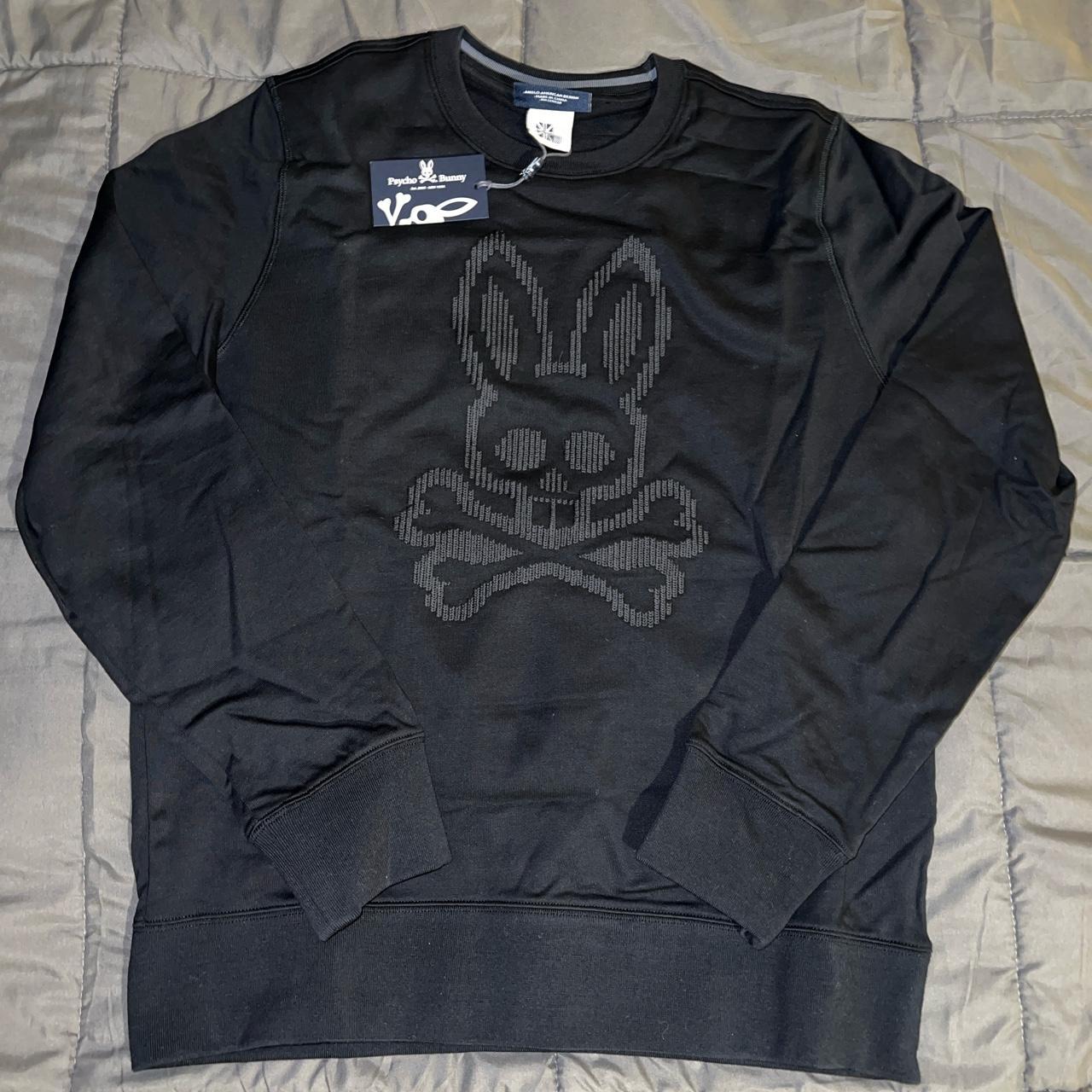 Psycho Bunny Men's Black Sweatshirt