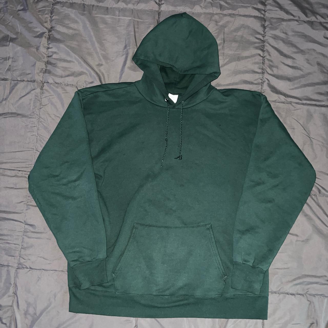 Hanes Men's Green Hoodie | Depop