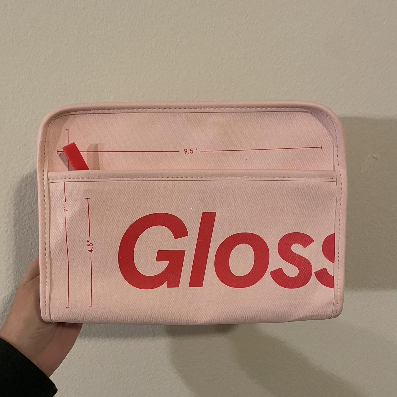 Glossier Makeup Bag minor stains comes with dust... Depop