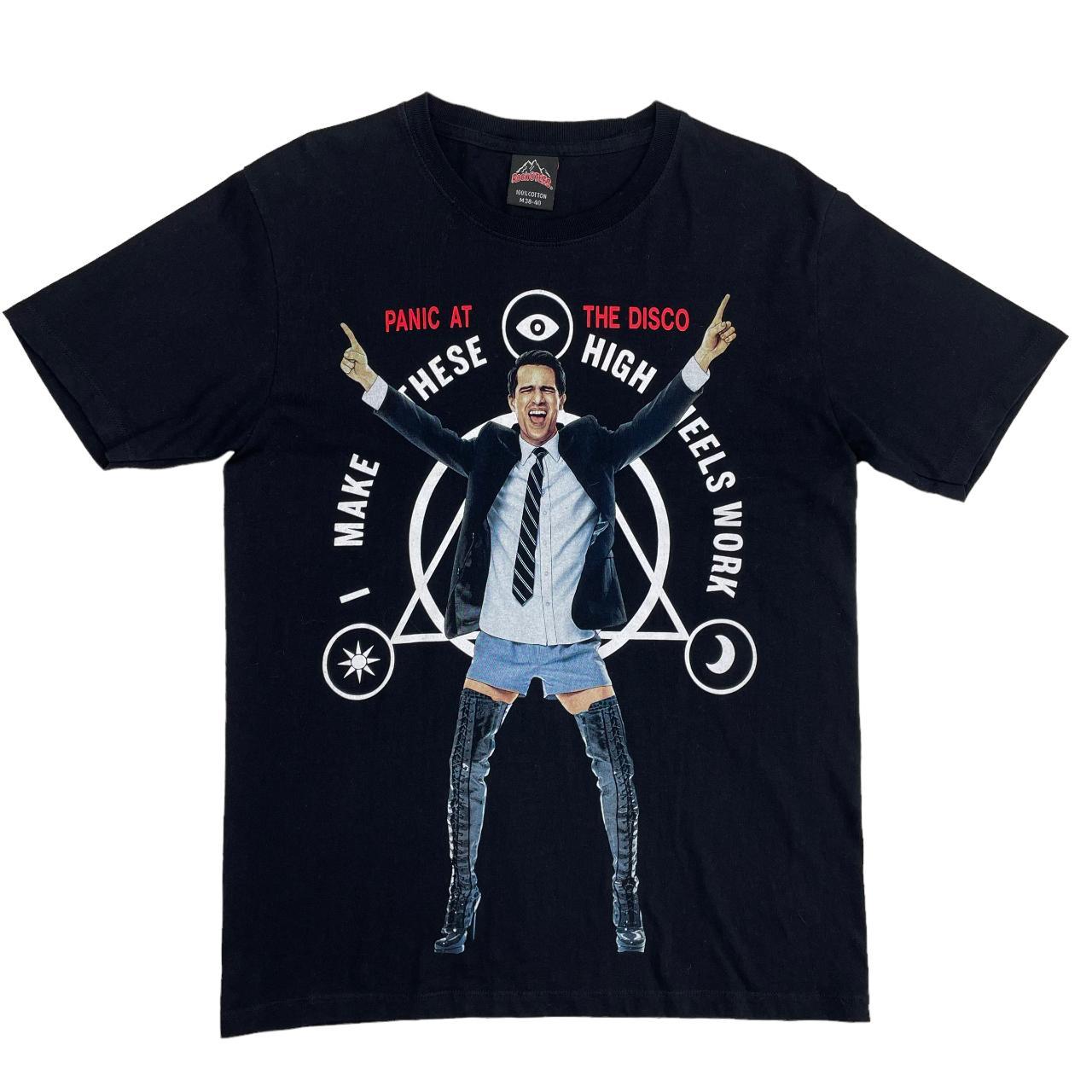 Panic At The Disco Band TShirt Black Cotton... Depop