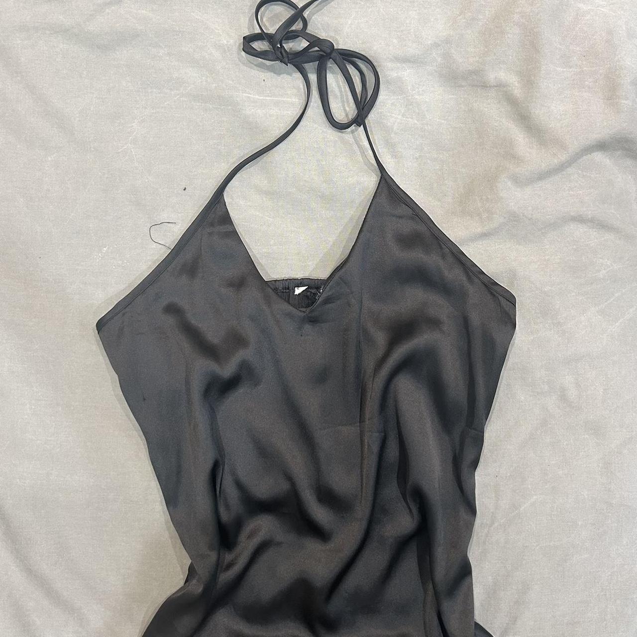 princess polly satin halter dress -us size 6 -very... - Depop