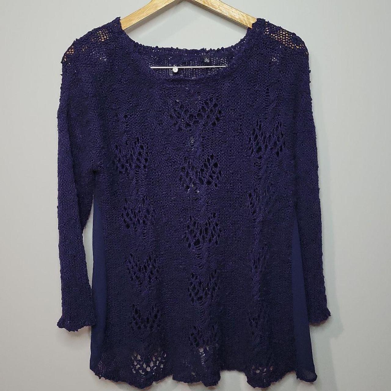 Anthropologie knitted and hot sale knotted sweater