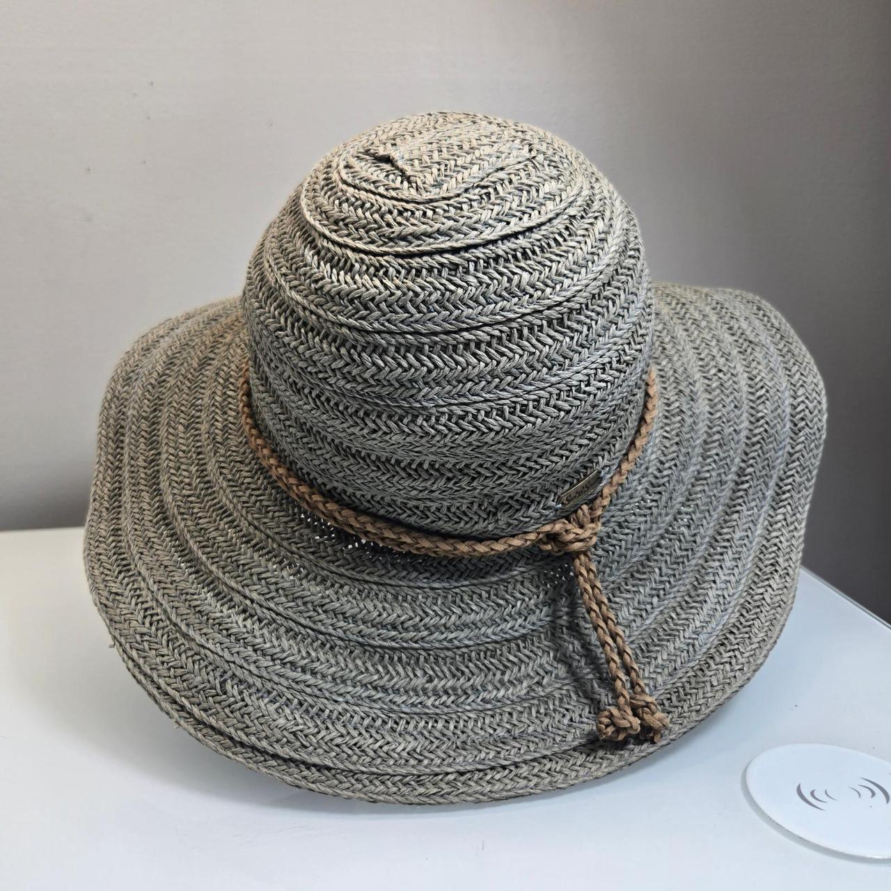 Surf 'N Sand Women's Straw hats - Blue/Grey – Sun… - image 3