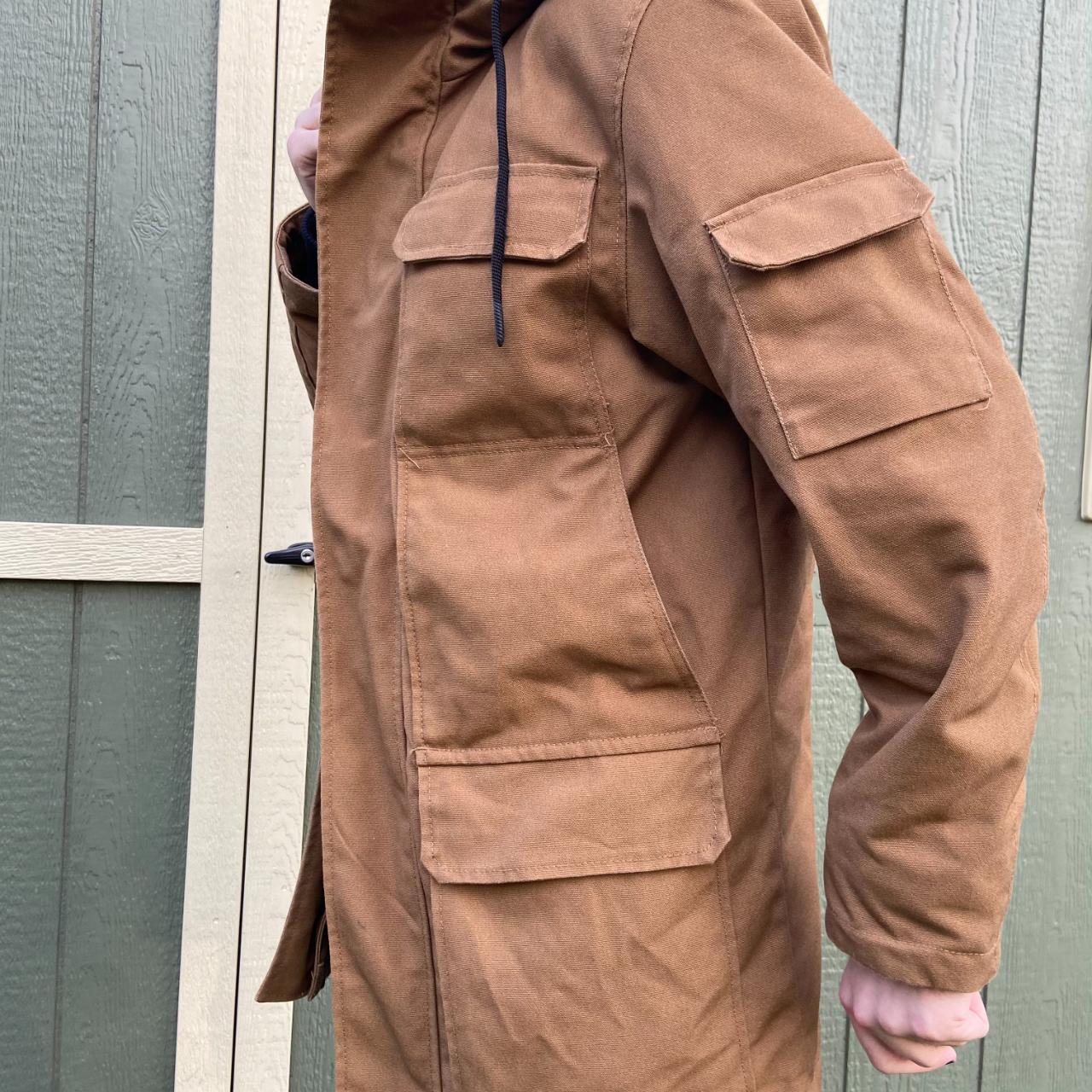 h&m brown jacket