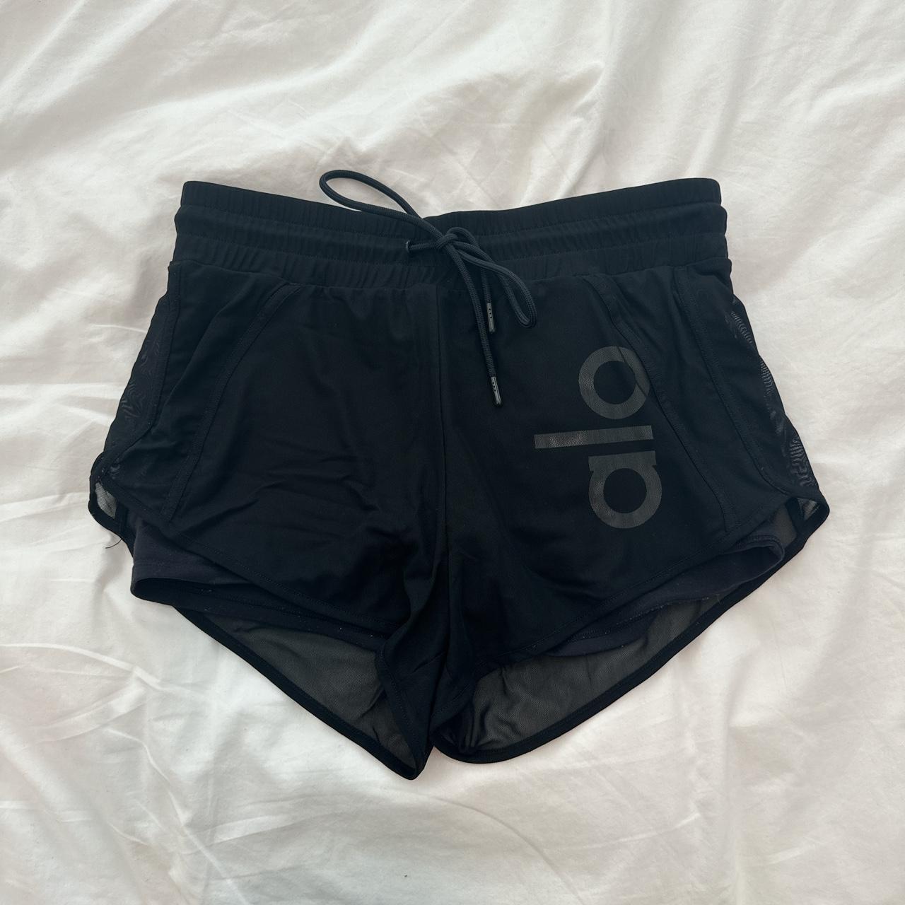 Alosoft aura short biker shorts super cute size L - - Depop