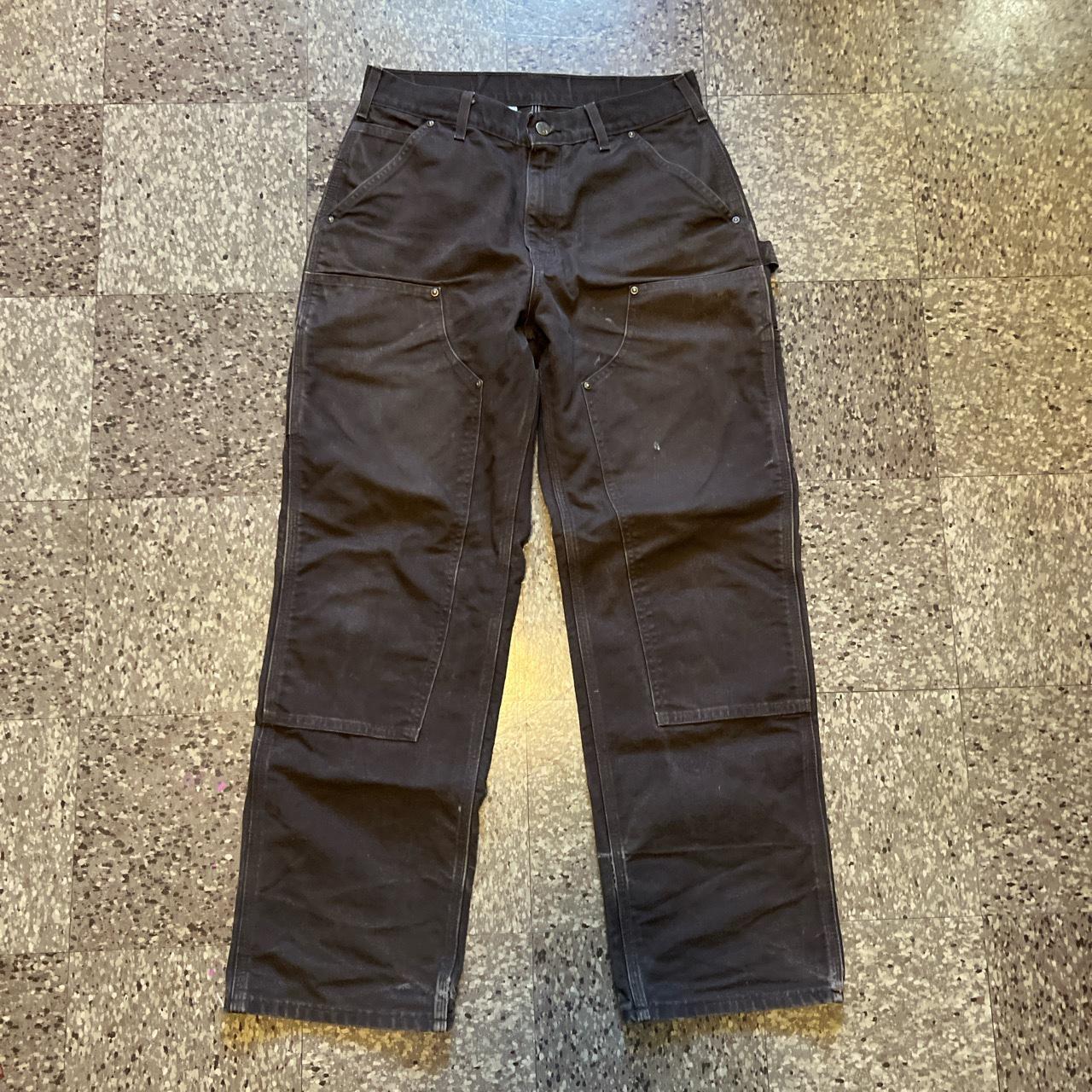 Carhartt double knee Dark brown B136-DKB Super nice... - Depop