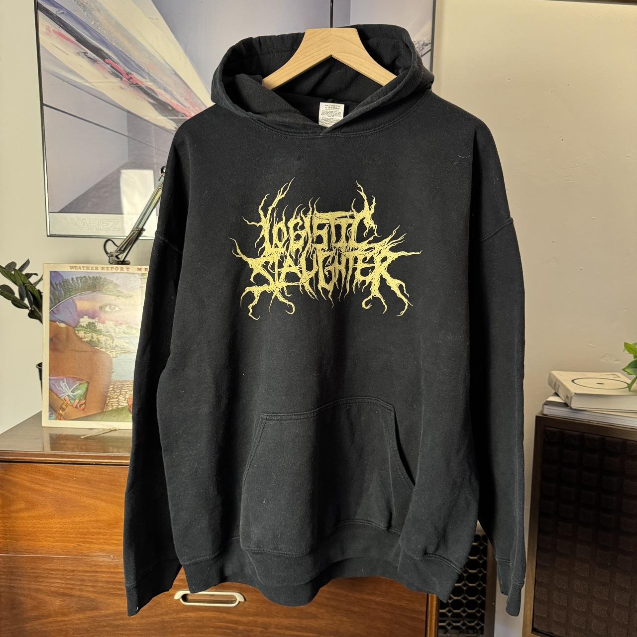 Logistic Slaughter "Corrosive Ethics" Hoodie Good... - Depop
