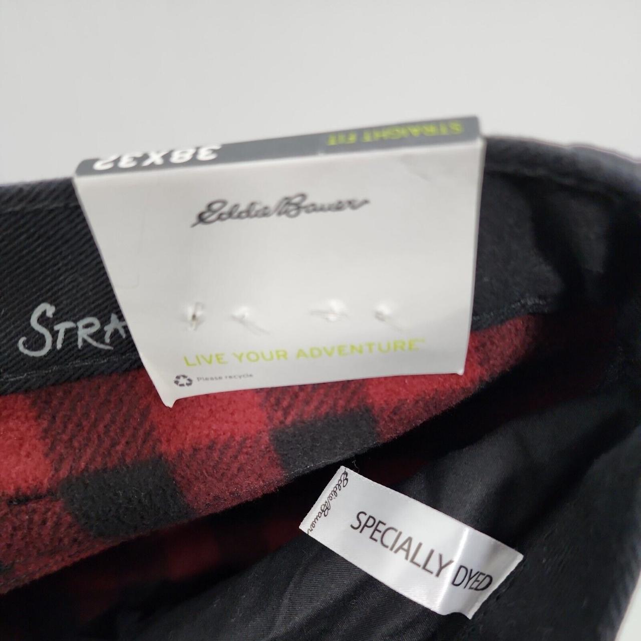 NEW Eddie Bauer Straight Fit Fleece Lined Flex Jeans... Depop