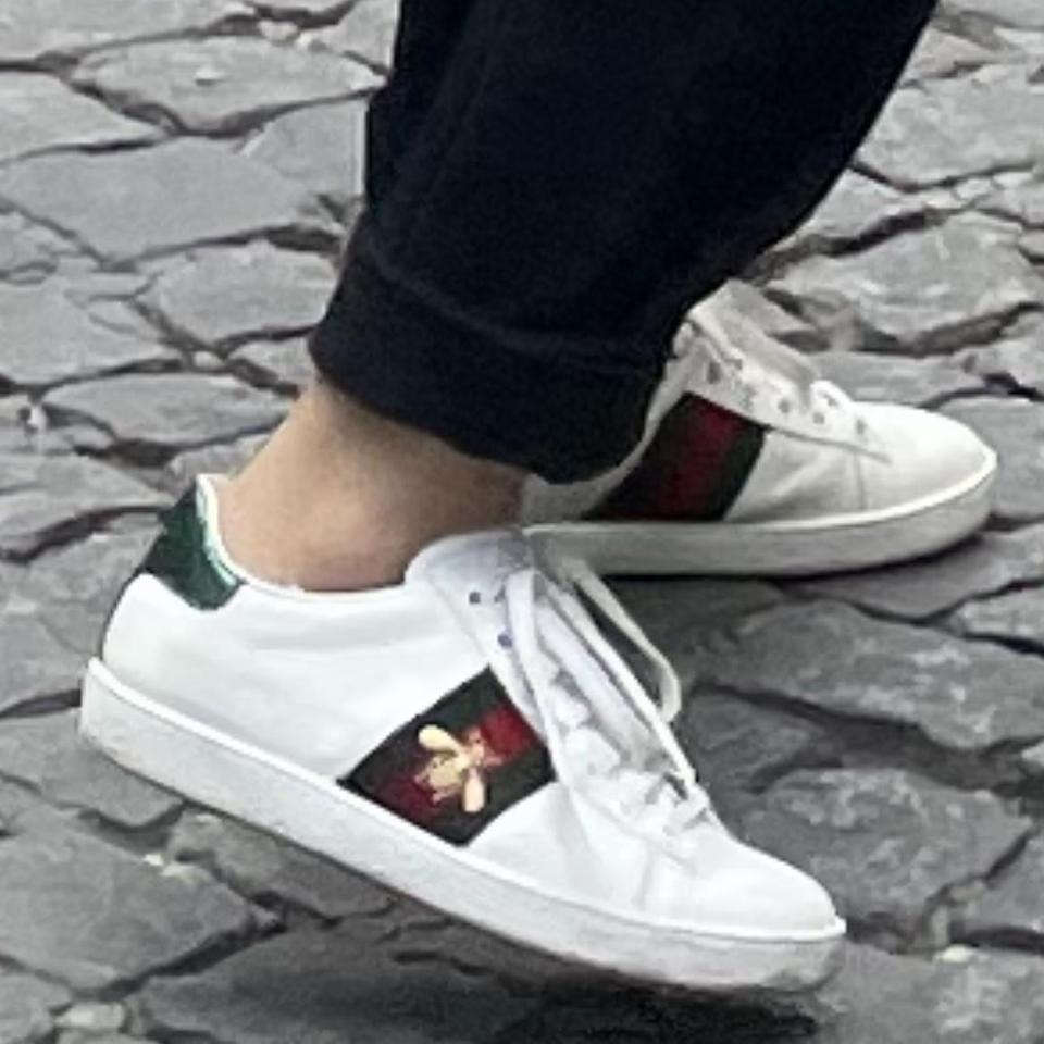 Gucci store bumblebee trainers