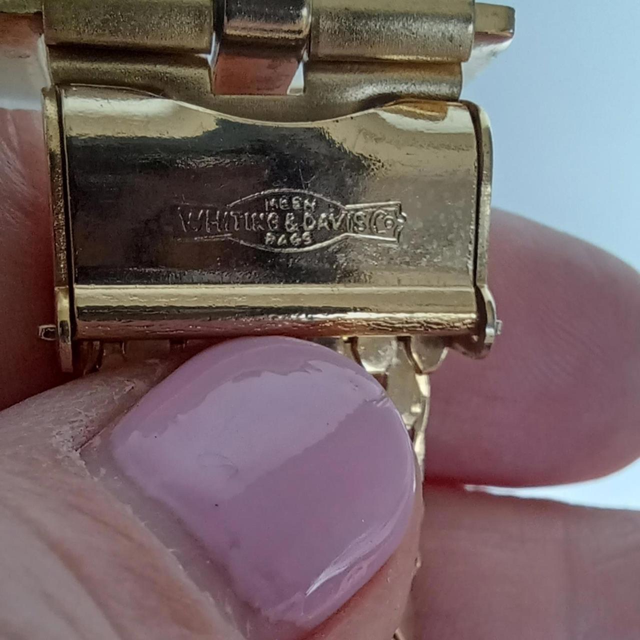 Whiting & Davis Women's Belt - Gold – Vintage Whi… - image 6