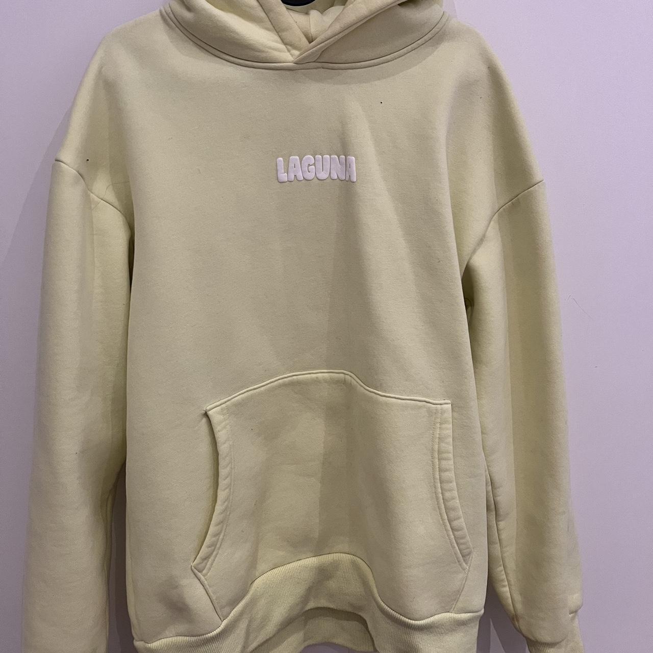 Super heavyweight, unisex yellow laguna hoodie. Size... Depop