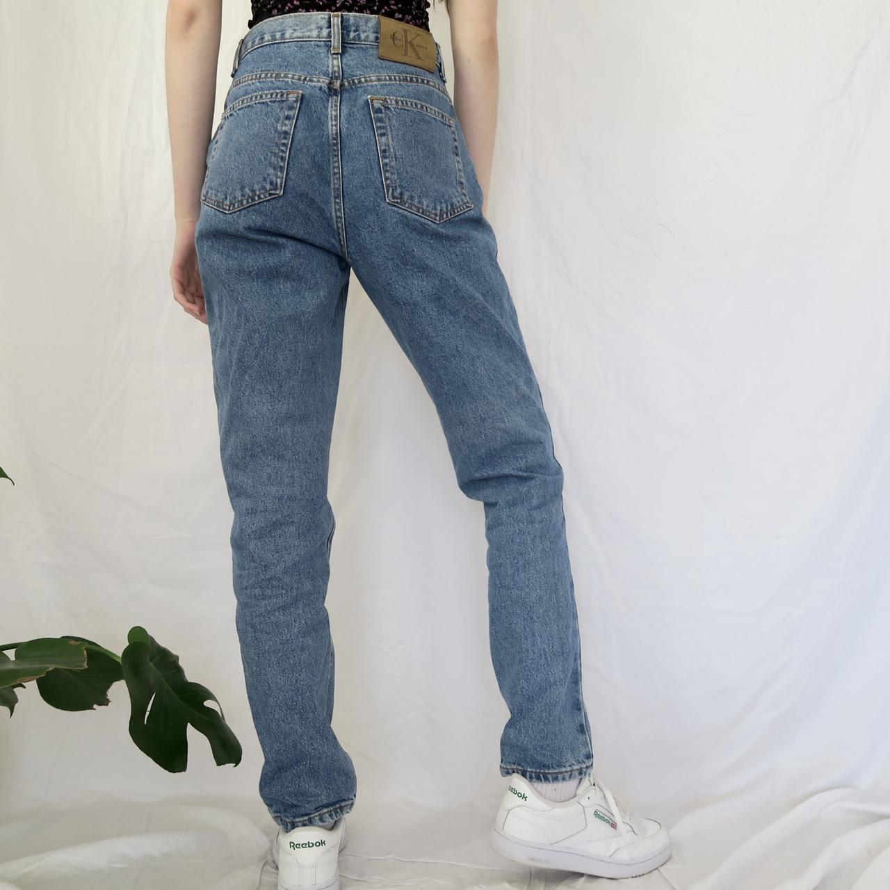 Perfect pair of vintage 90s mum jeans by Calvin... - Depop