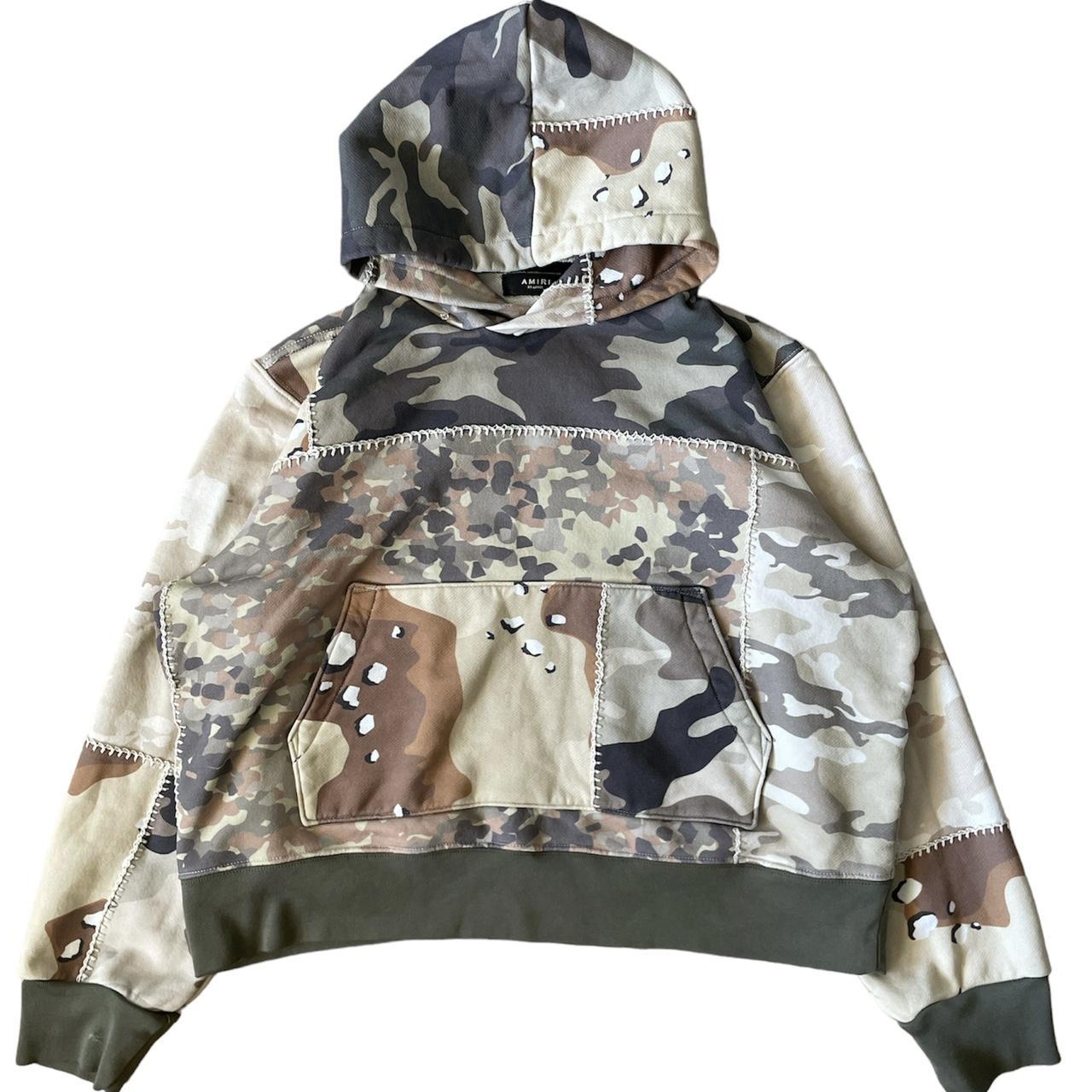 Amiri discount patchwork hoodie