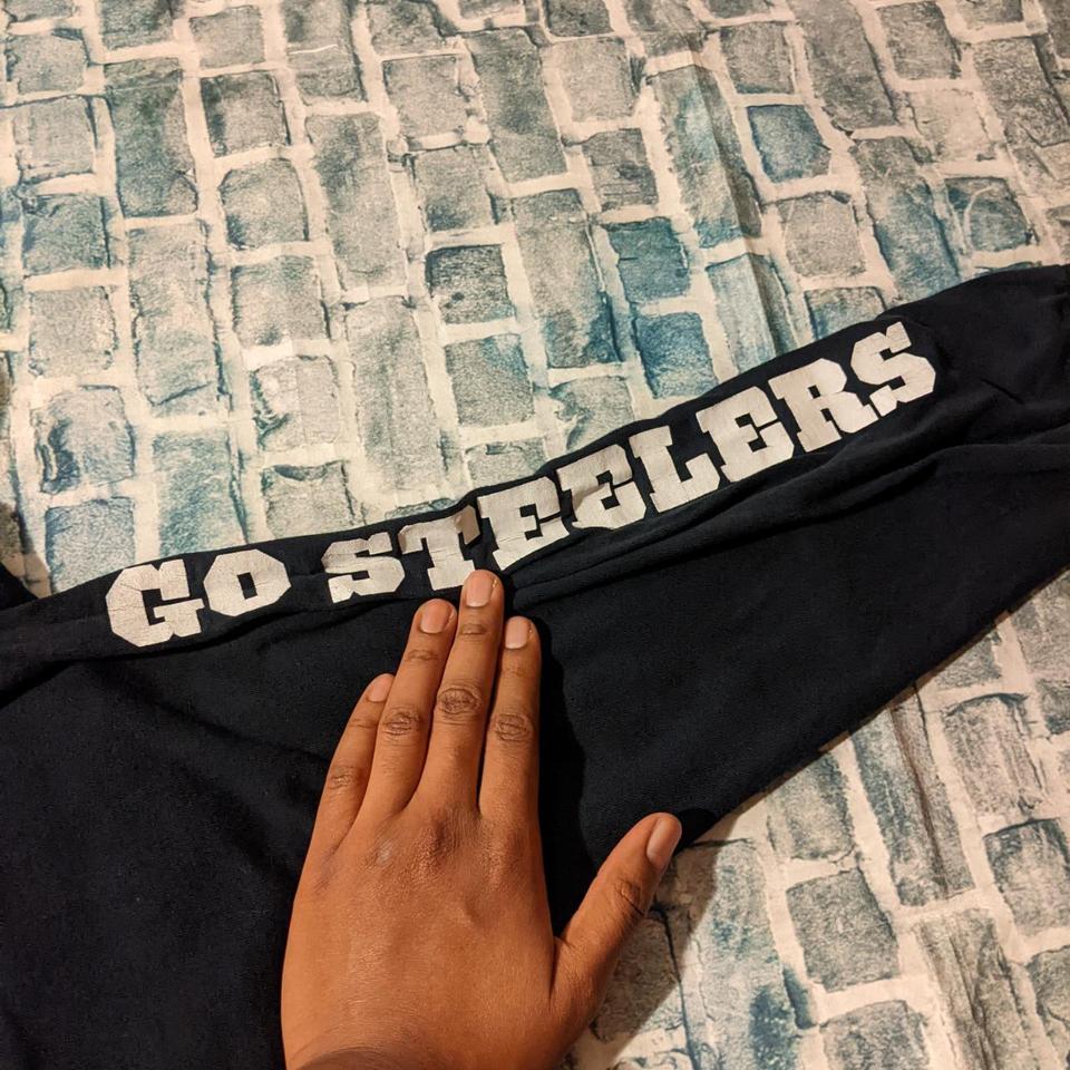 Vintage 00's NFL Pittsburgh Steelers Custom Cropped - Depop