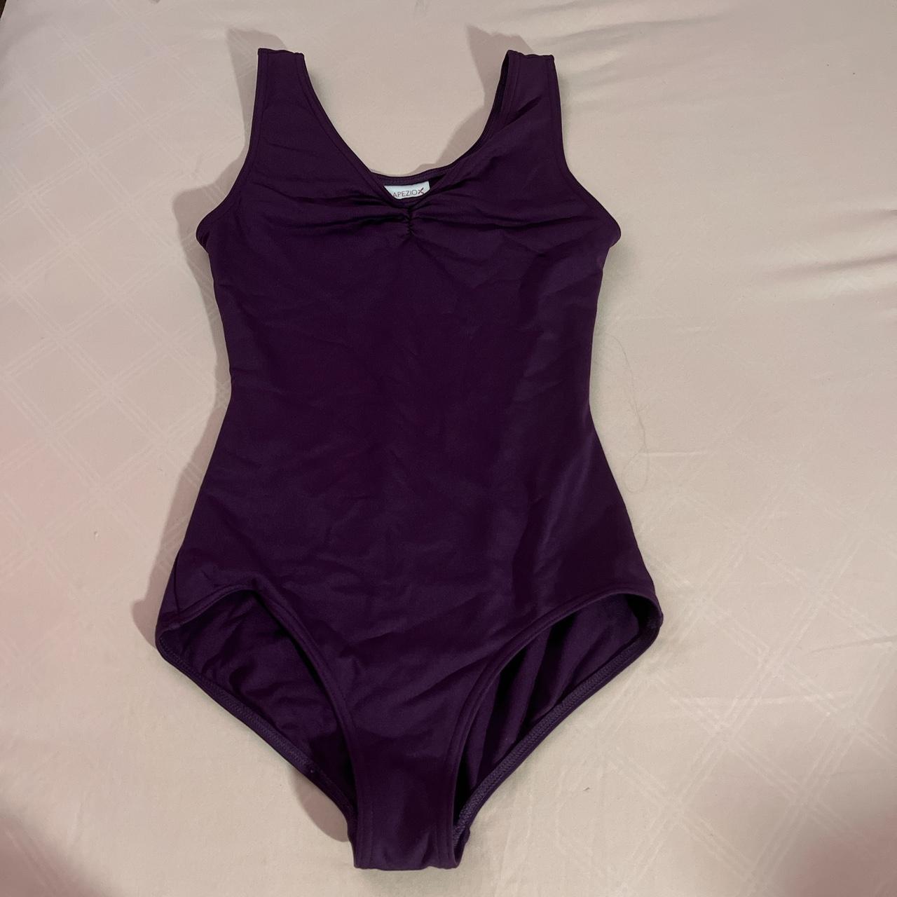 Capezio Women's Purple Bodysuit | Depop