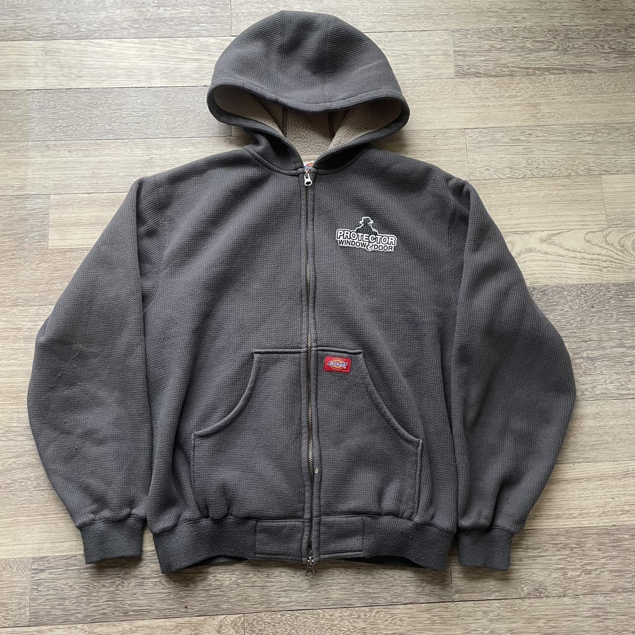 Lined Hoodie Walmart Sudadera Dickies Thermal Con Forro Fleece Y