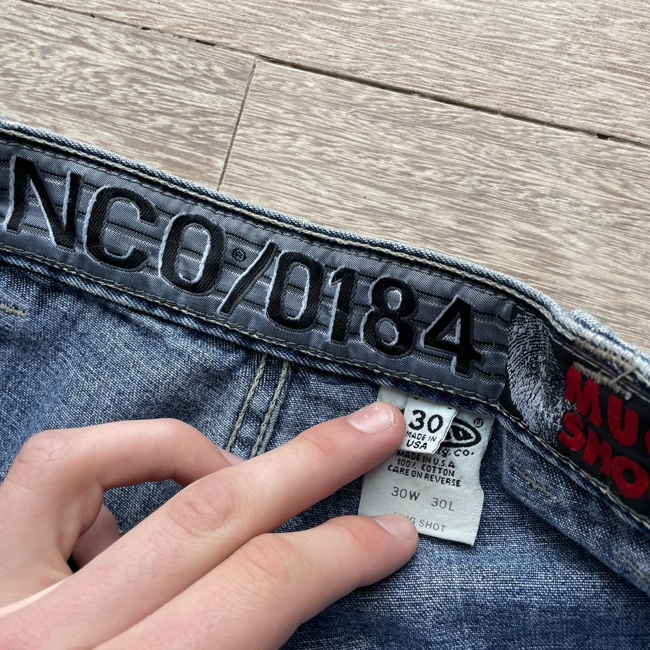 パンツ 90s JNCO jeans 0184 Mug Shot Jnco Blue Jeans Original USA Made 90s Mug Shot 29
