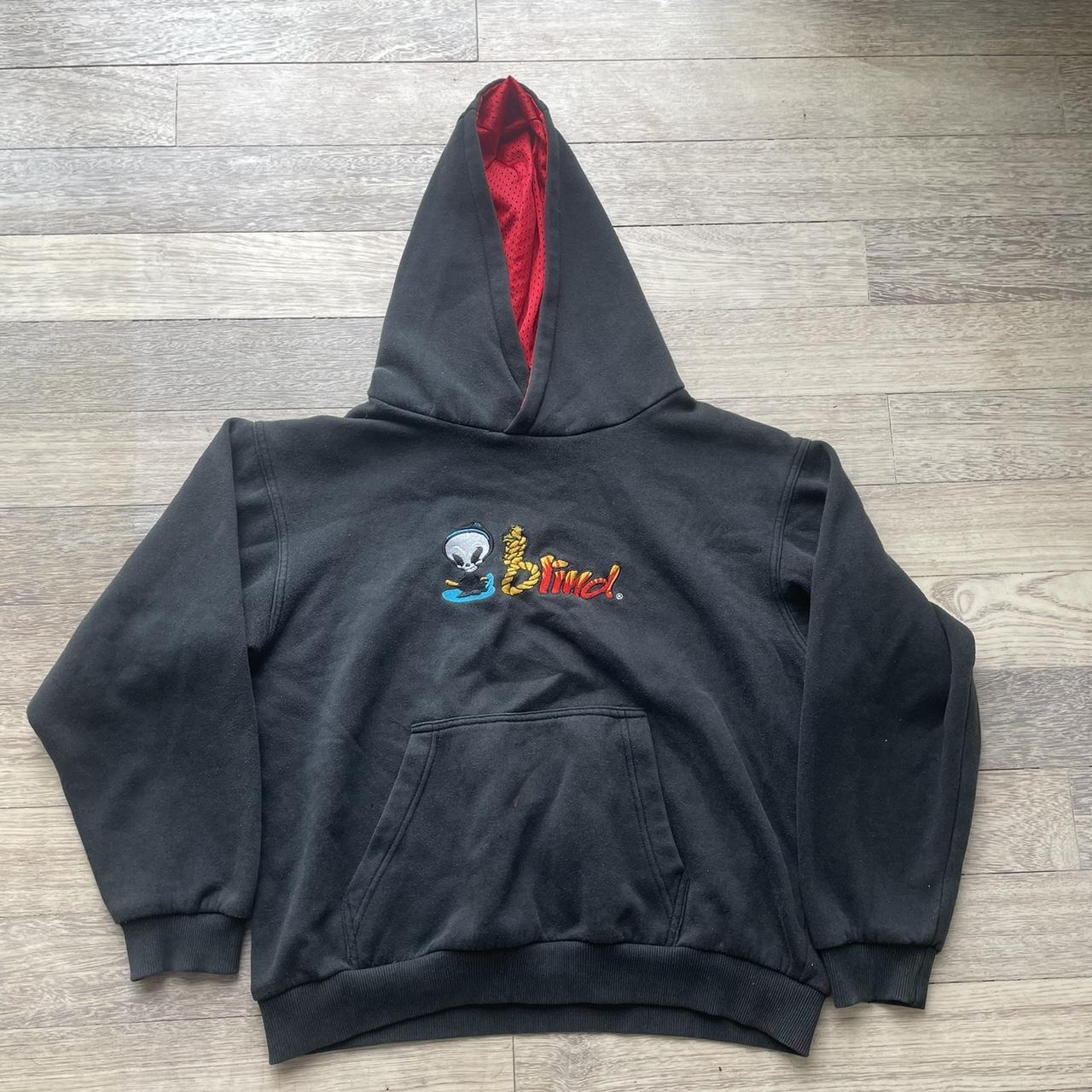 Vintage 90s Blind Skateboards Reaper Hoodie... - Depop