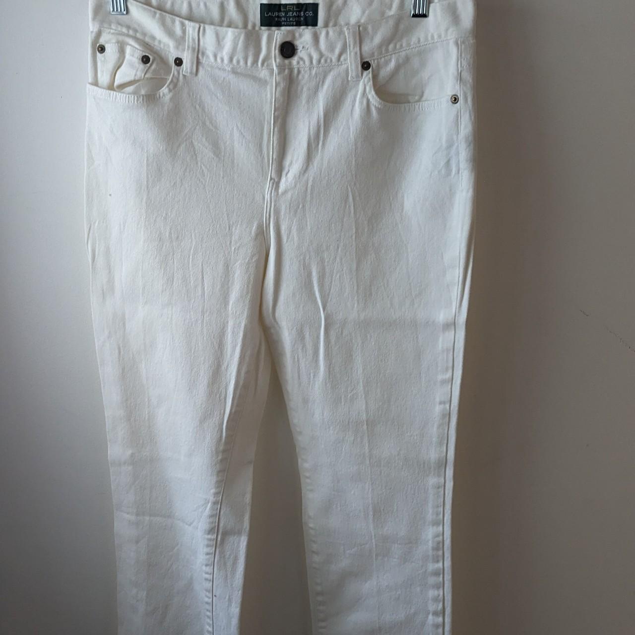 Ralph Lauren Women's White Jeans | Depop