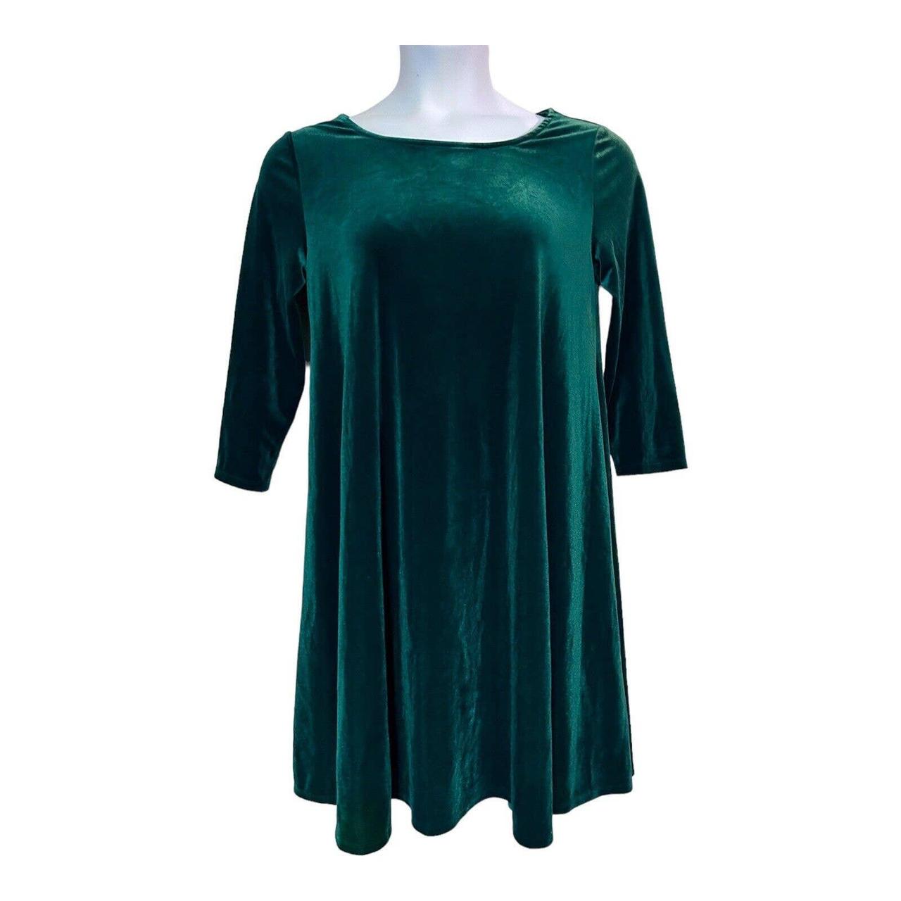 Velour swing outlet dress