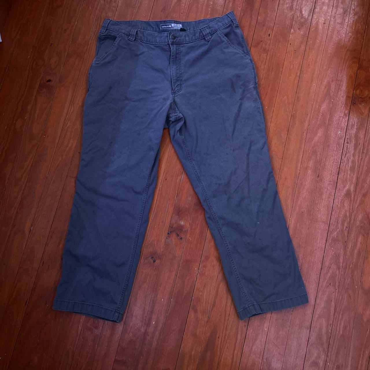 Carhartt Men's Grey Trousers | Depop