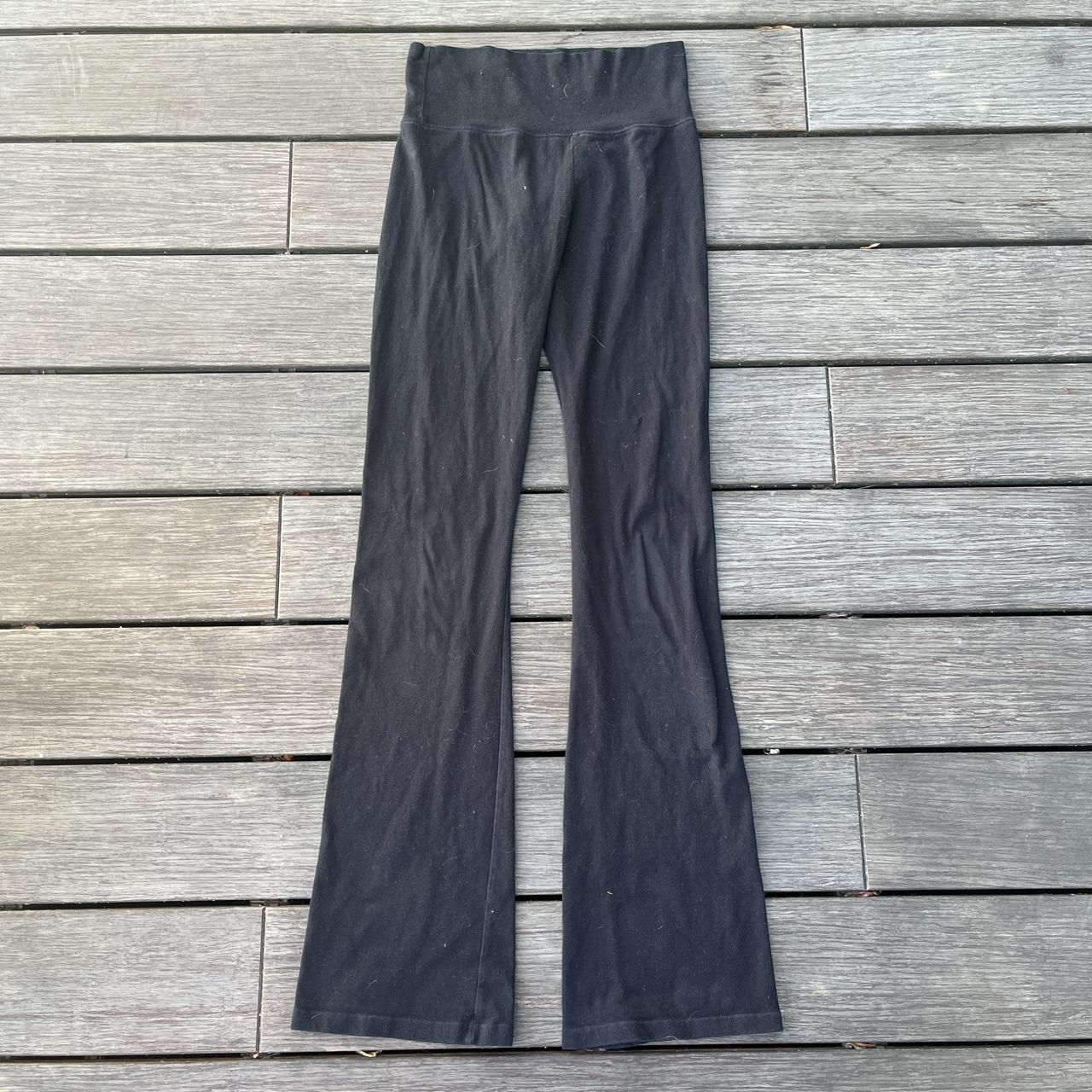 Brandy Melville Priscilla flare leggings in black!... Depop