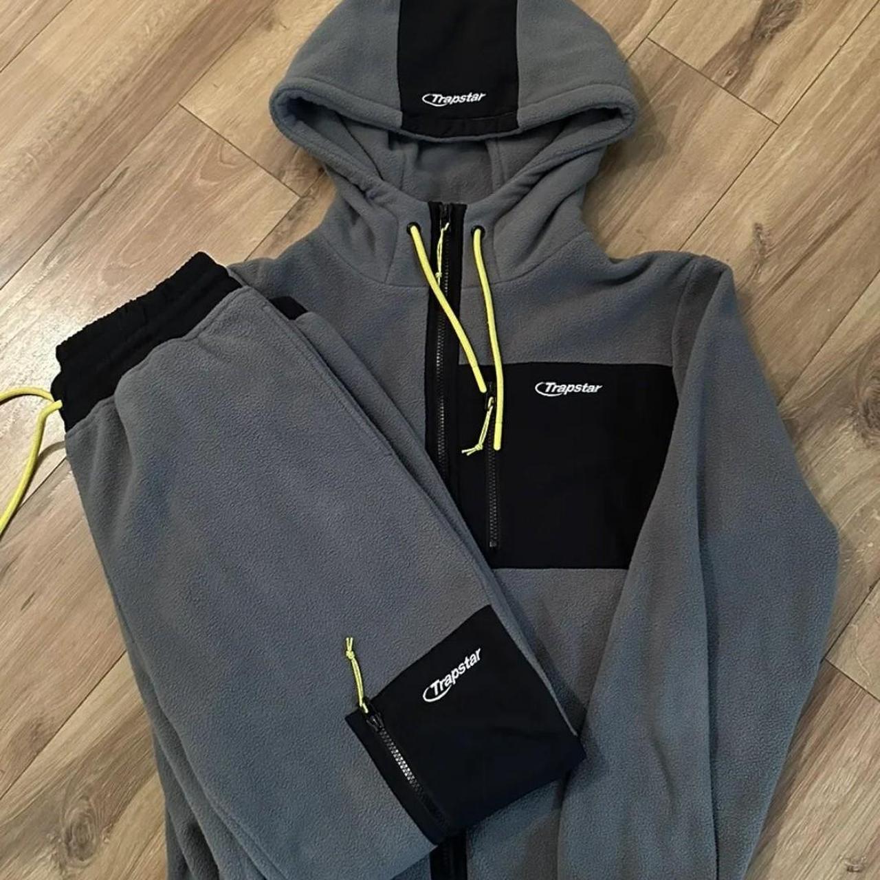 Trapstar hyperdrive mirco fleece tracksuit in... Depop