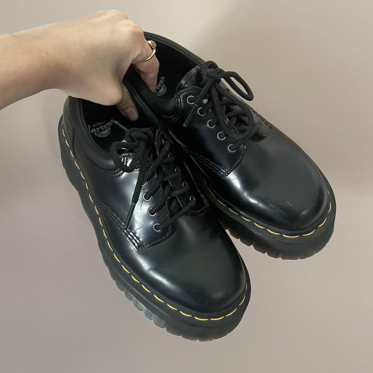 Dr Martens 8053 Leather Platform Shoes. Size US... - Depop