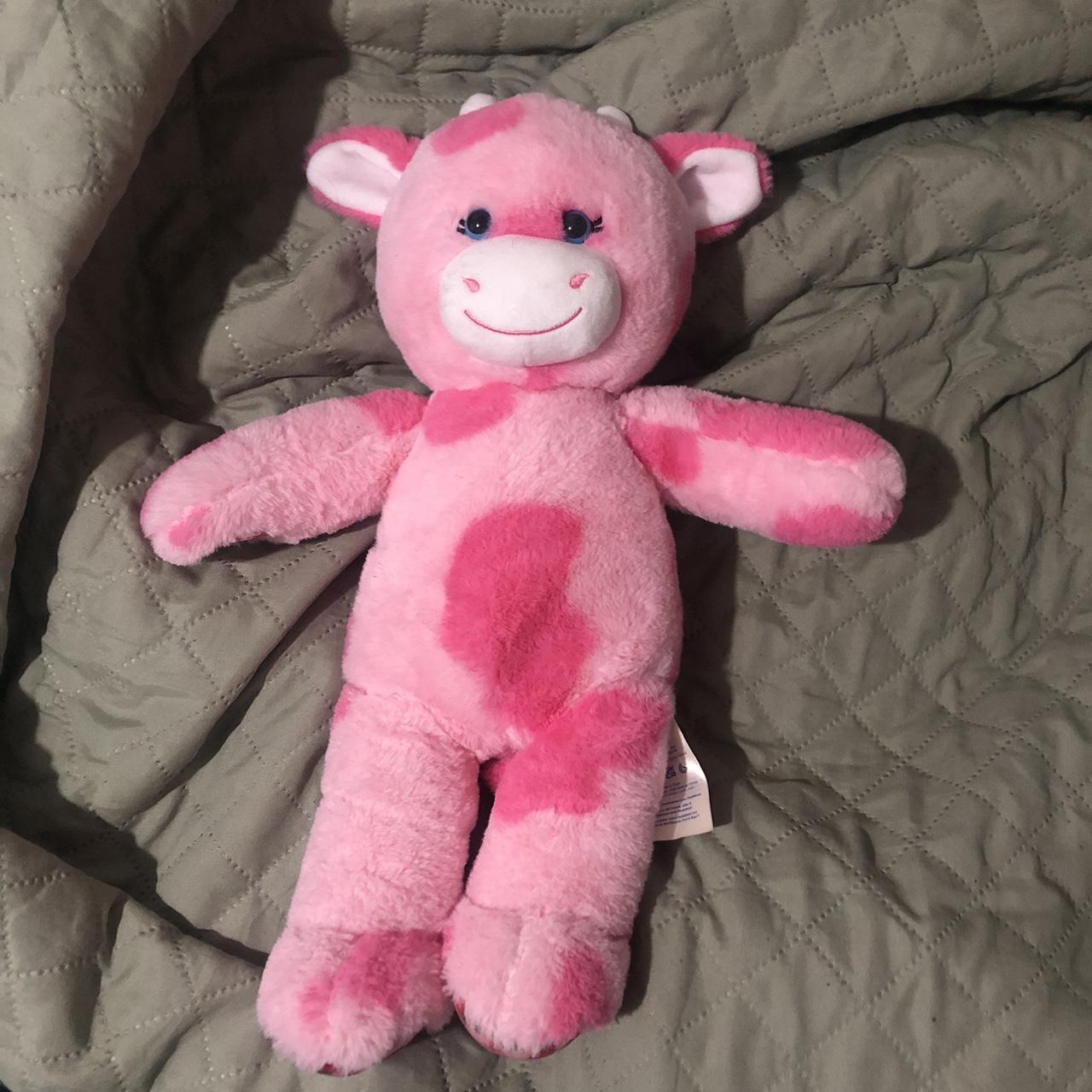 strawberry-cow-build-a-bear-excellent-quality-depop