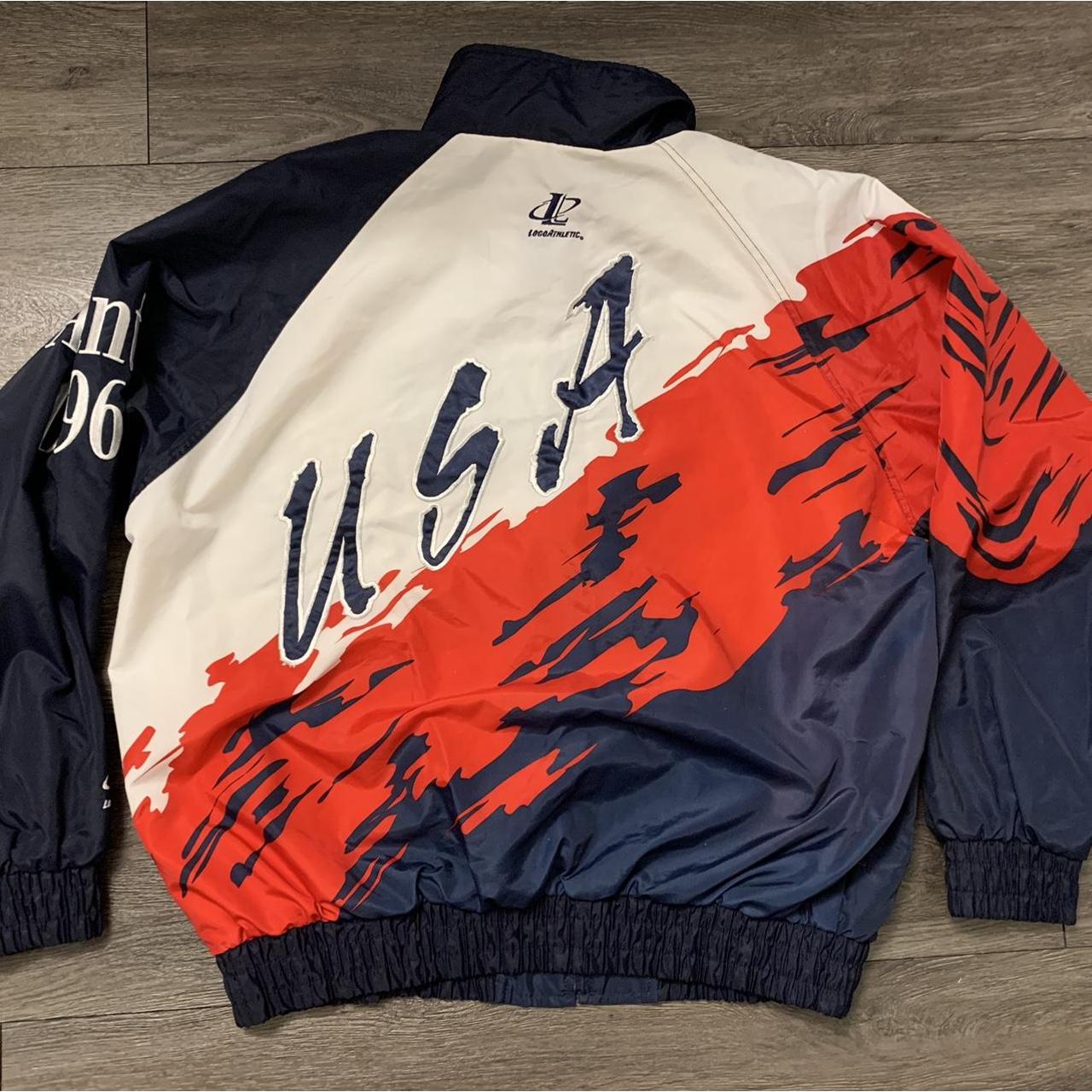 Vintage 1996 Atlanta Olympics Logo Athletic Splash... - Depop