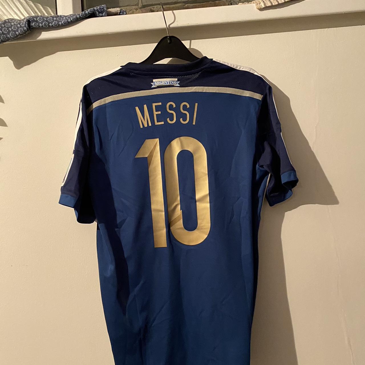 2014 Argentina World Cup kit Number 10 Messi This... - Depop