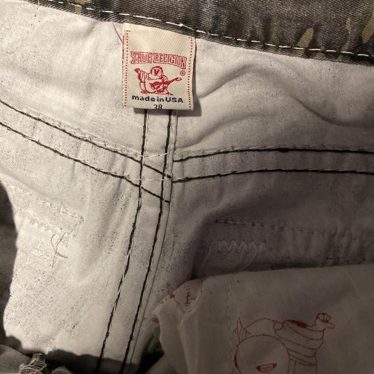 Camo True Religion jeans size 38x33 #semetary - Depop