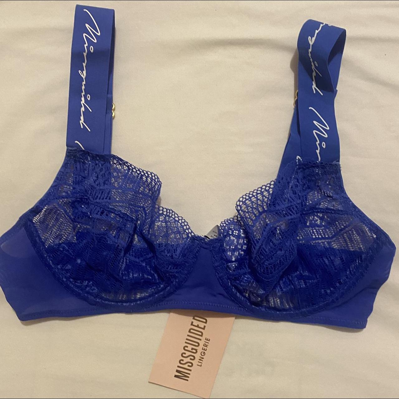 Missguided Women's Blue Bra 