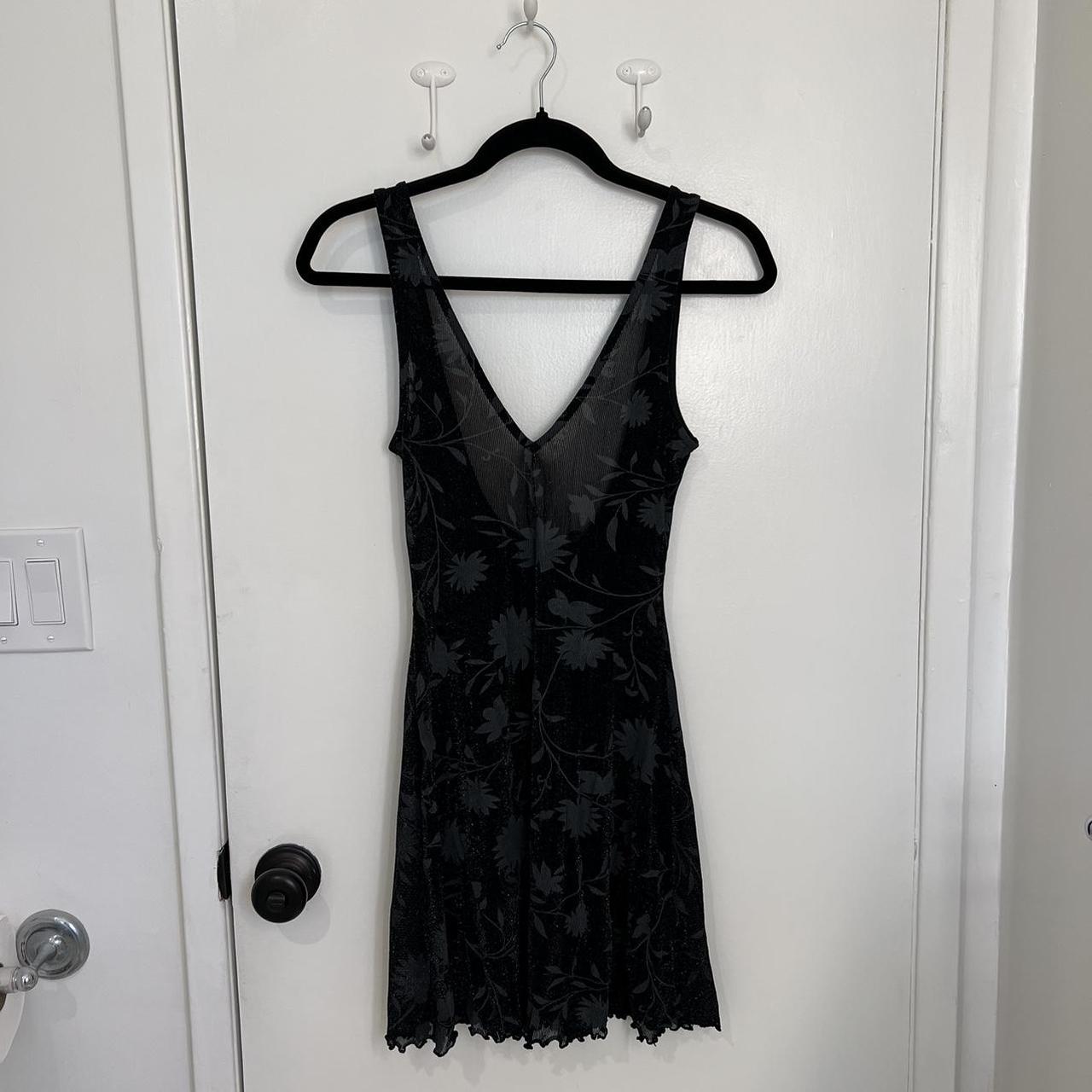 NWT Tiger Mist Ellie Dress -sheer black stretchy... - Depop