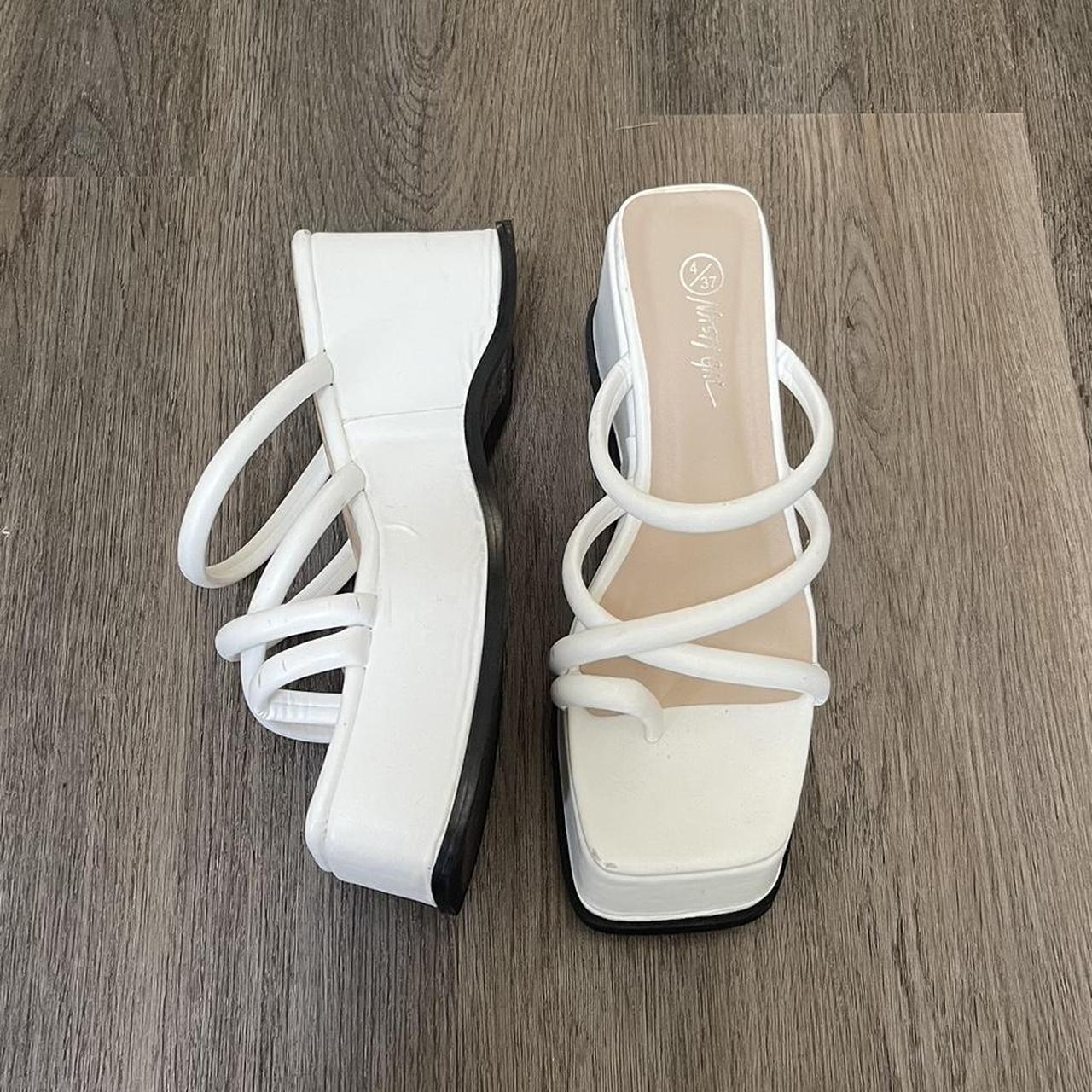 nasty gal white chunky sneakers